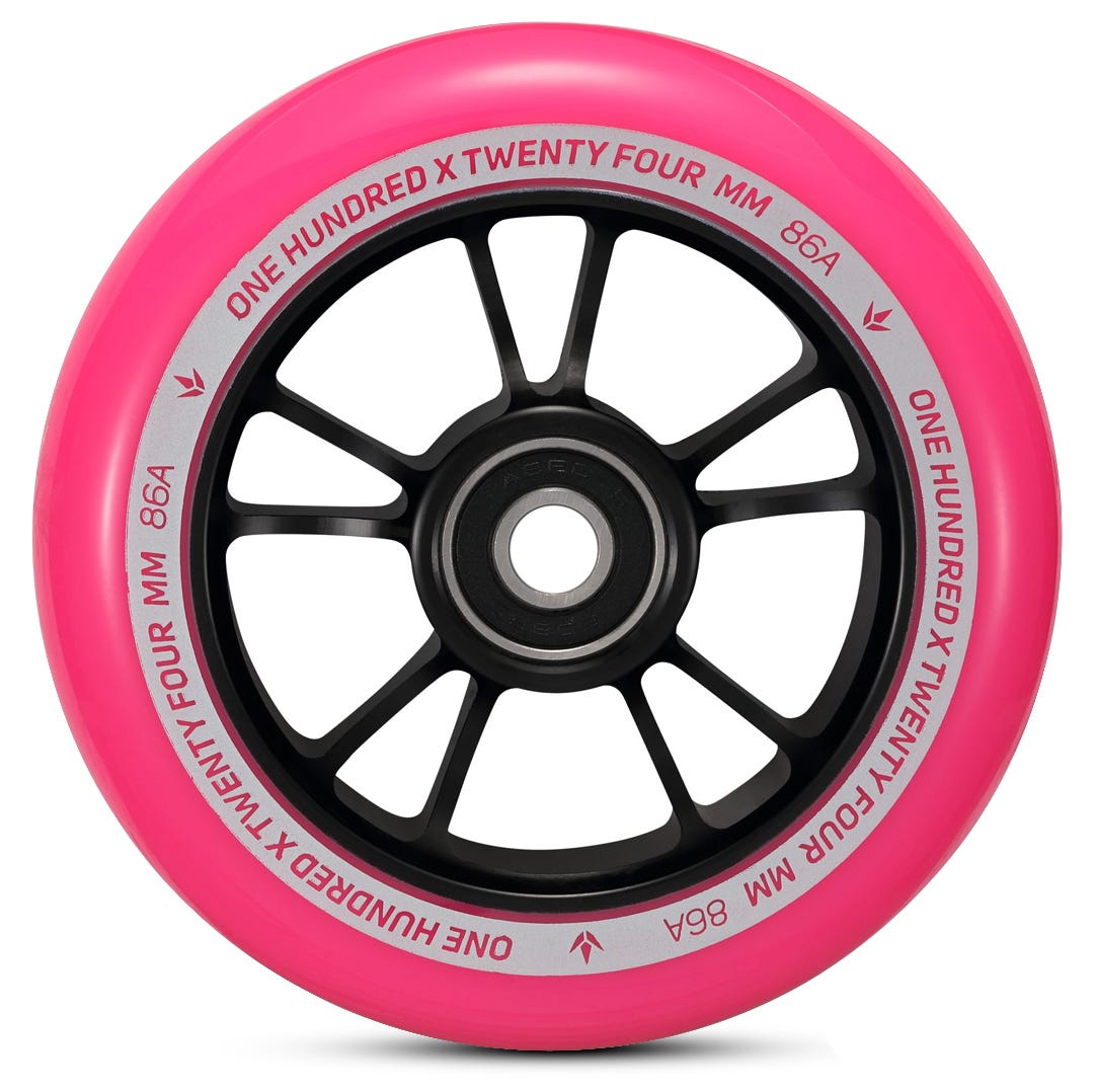 Envy 100mm Skateboard Wheels - High-Performance Longboard Wheels for Smooth Cruising & Downhill Riding