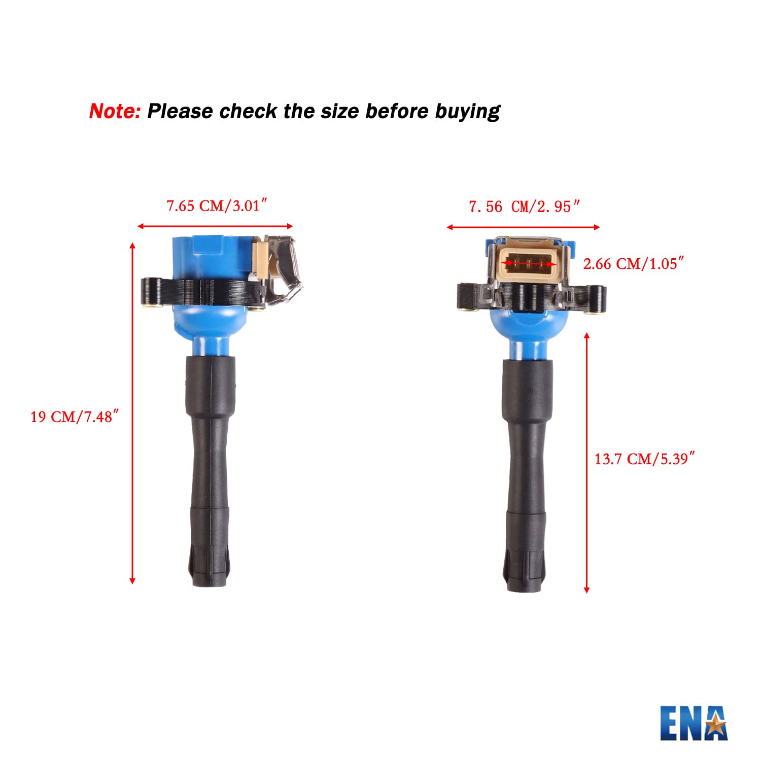 8 Pcs Professional Ignition Coil Pack Compatible with BMW 540i 740iL Z8 4.4L 5.0L V8 (1996-2003) - Replacement for UF300 UF354 - Perfect for Engine Performance & Smooth Driving