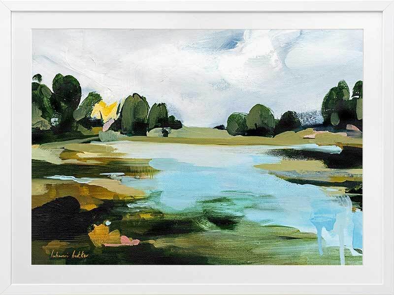 Sunlight Framed Art Print - Modern Wall Decor for Living Room, Bedroom & Office - Ready to Hang