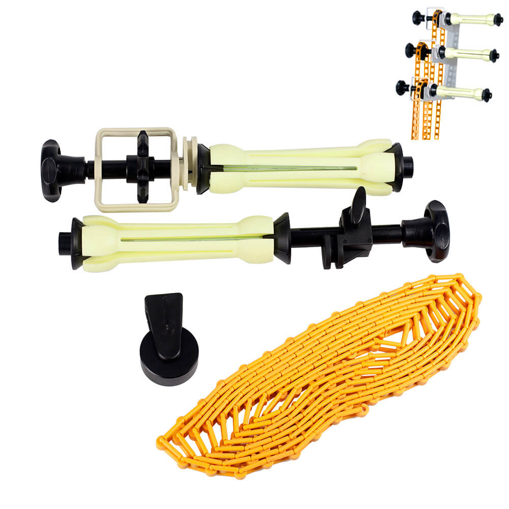 Heavy Duty Support Chain Drive System for Photography Backdrops - Paper & Vinyl Background Roller Stand - Perfect for Studio, Portrait, and Event Photography