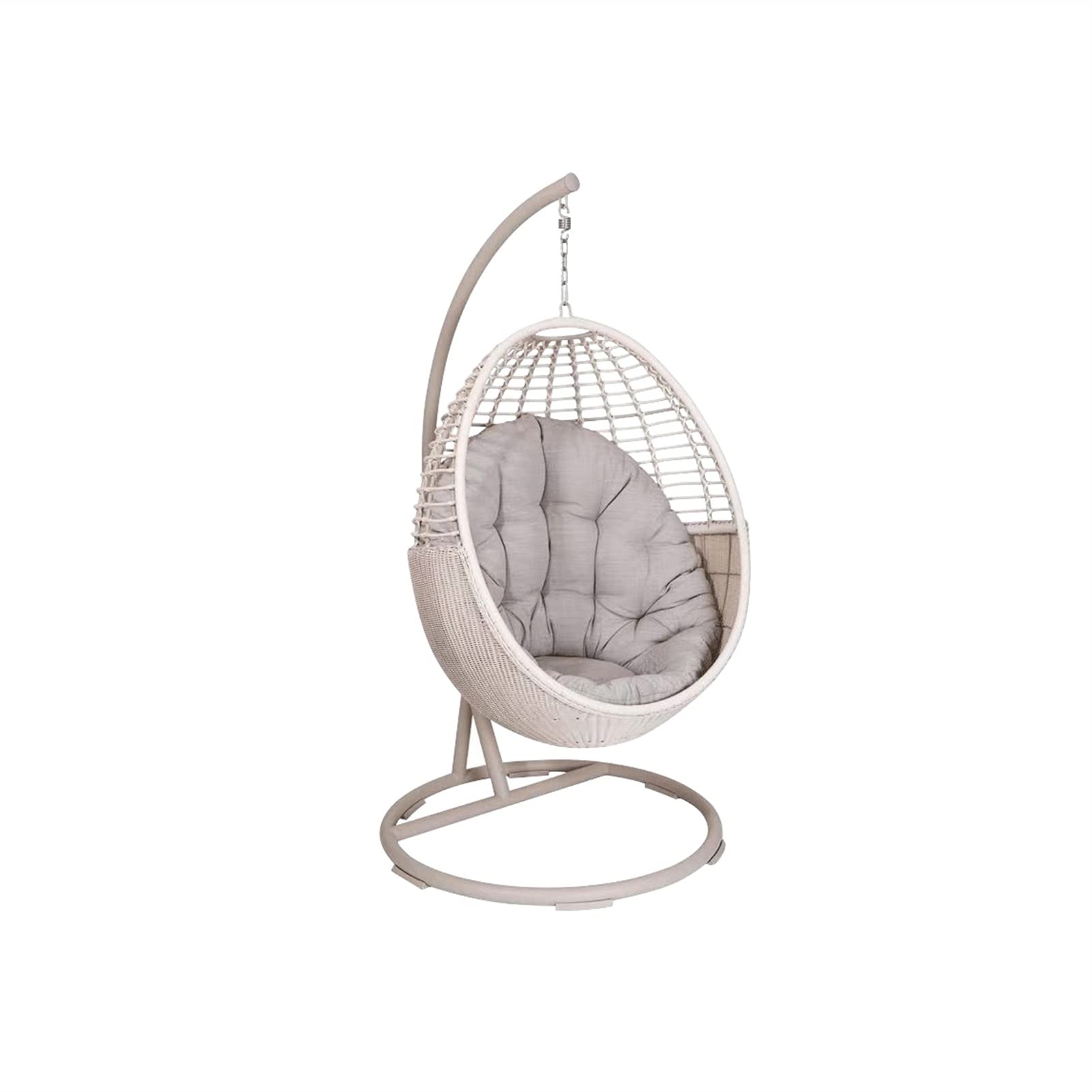 Outdoor Hanging Swing Chair - Wicker Hammock Chair for Patio, Balcony, Garden - 41.3×41.3×76.7 Inch - Perfect for Relaxing, Lounging & Decorating Your Backyard or Porch