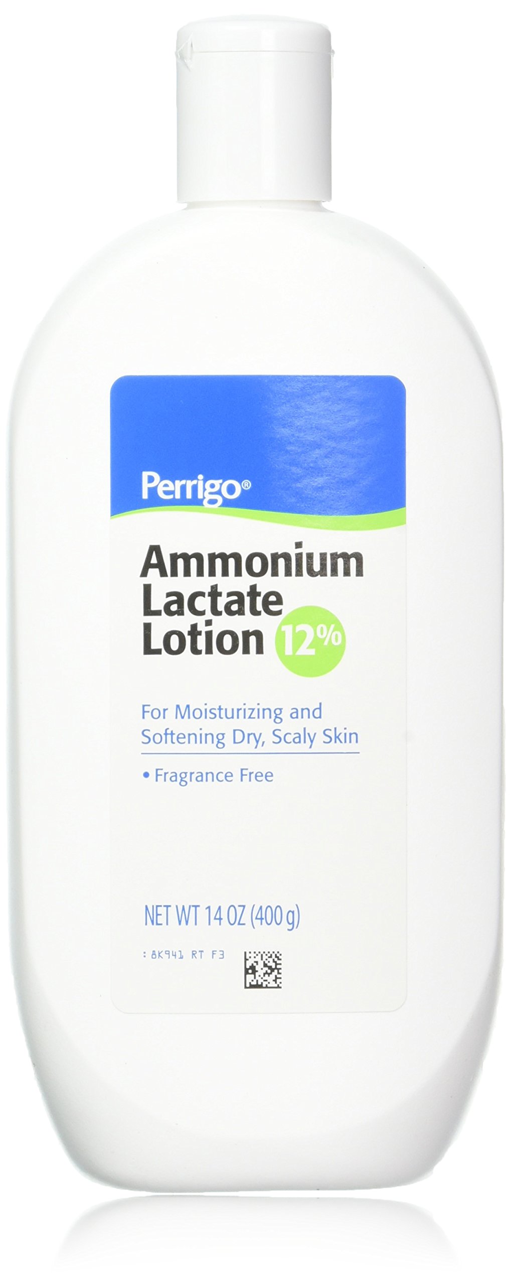 Ammonium Lactate Lotion 12% - Moisturizing Body Lotion for Dry Skin - 400g/14oz Flip Top Bottle - Ideal for Eczema, Psoriasis & Keratosis Pilaris Relief