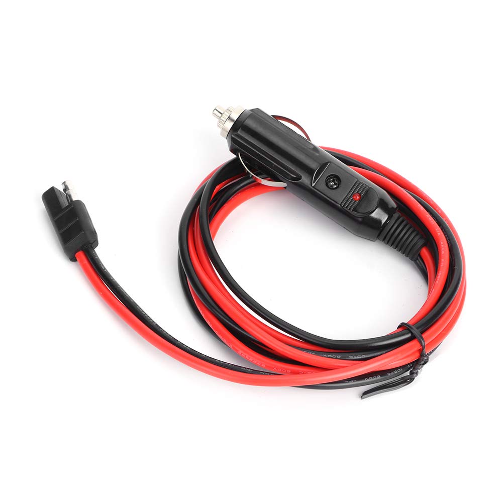 Motorola GM3188 GM3688 GM1280 Two Way Radio Power Cable - 12V DC Cigarette Lighter Charging Cord for Walkie Talkie & Car Radio Accessories - Perfect for Trucking, Construction, and Emergency Communication