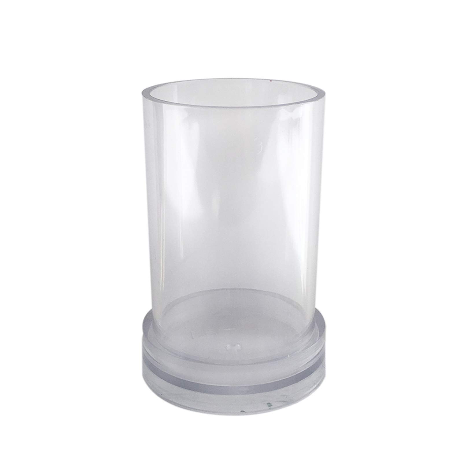 Premium Plastic Candle Molds for DIY Candle Making - Reusable Cylinder & Pillar Candle Molds for Wedding, Dinner, Home Decor & Gift Making (1 Piece) - Perfect for Handmade Soy Wax, Beeswax & Paraffin Candles