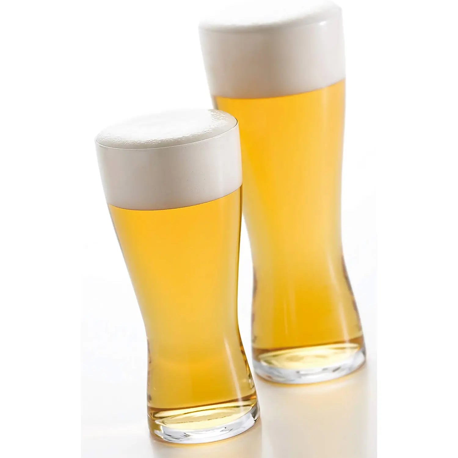 Aderia Usubuki Soda Lime Glass Beer Glasses - Set of 3, 12oz Crystal Clear Drinking Cups for Beer, Cocktails, Soda & Iced Coffee - Perfect for Home Bar, Parties & Restaurants