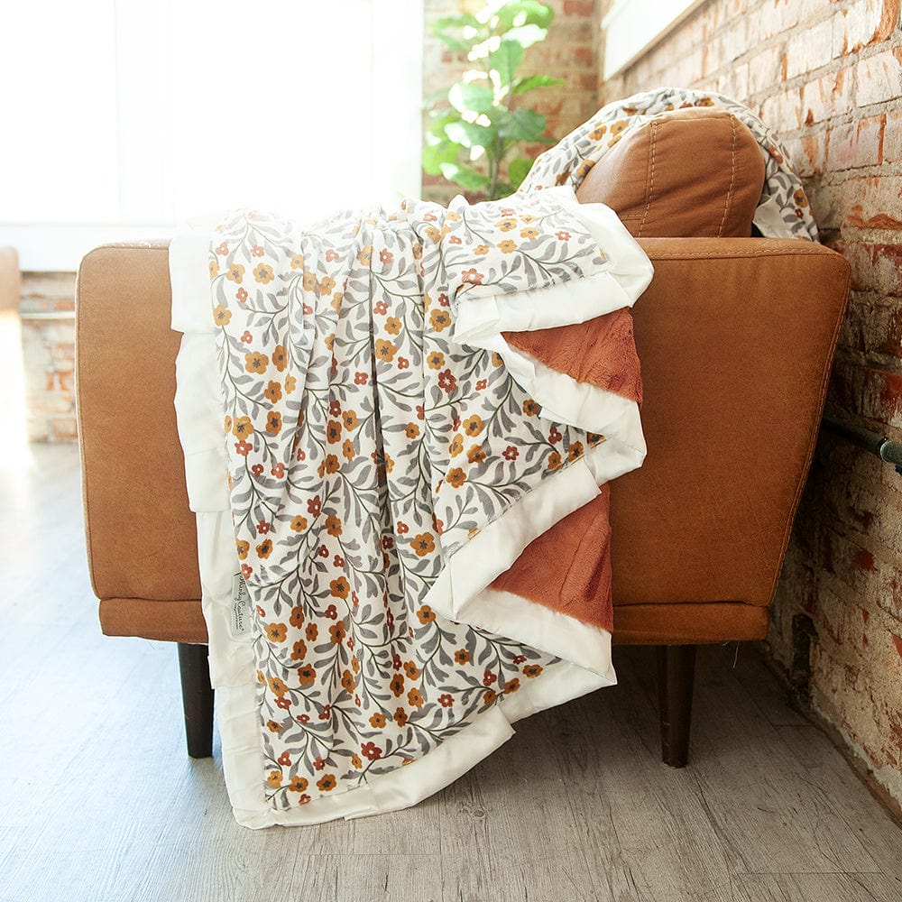 Golden Beginnings Baby Blanket - Soft & Cozy Newborn Swaddle Blanket for Boys & Girls | Perfect for Nursery, Swaddling, Stroller & Photo Shoots