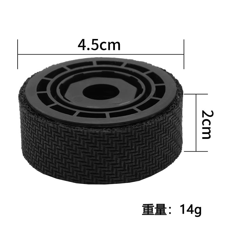 Replacement Wheels and Tires for iRobot Braava Jet M6 (Model 6110, 6012, 6112, 6113) - 2 Wheels + 4 Tires + Tool Kit - Robot Mop Maintenance Accessories - Perfect for Cleaning Hardwood Floors and Tile Surfaces