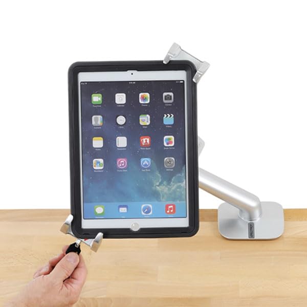 Ergotron Lockable Tablet Mount for 13 Inch Laptops & Tablets - VESA Monitor Arm Add-on for Home & Office Workspace Setup