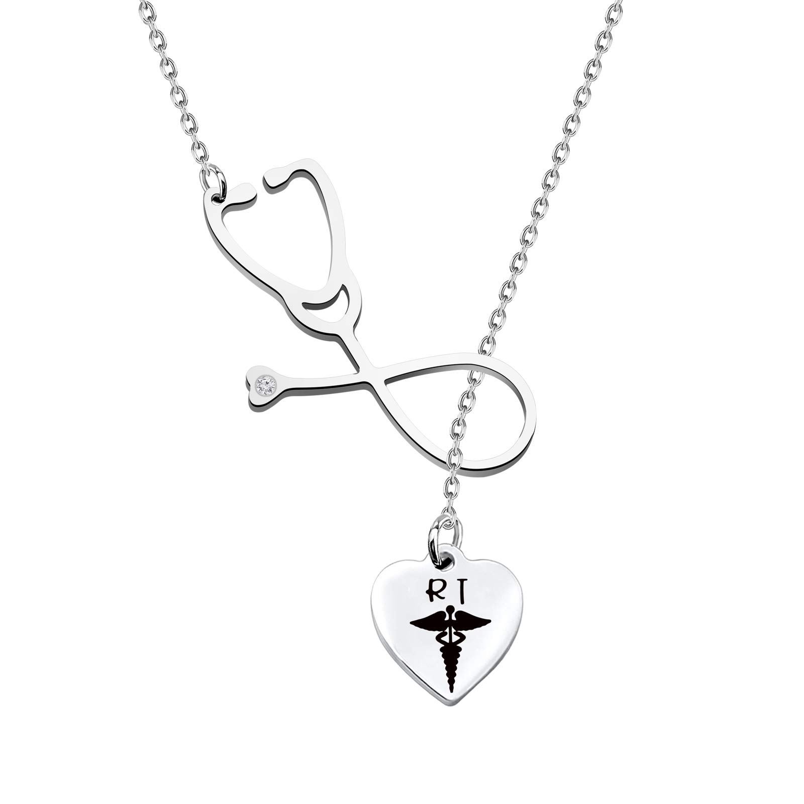 TGBJE RT Gift - Respiratory Therapist Necklace, Nursing Jewelry for Nurses Week - Perfect for Nurses, RTs & Healthcare Professionals (Ideal for Appreciation Gifts & Daily Wear)