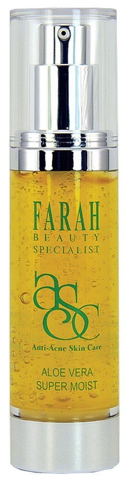 Farah ASC Aloe Vera Super Moist F-1119 Face Cream 50ml - Hydrating & Soothing for Dry Skin - Perfect for Daily Skincare & After Sun Care