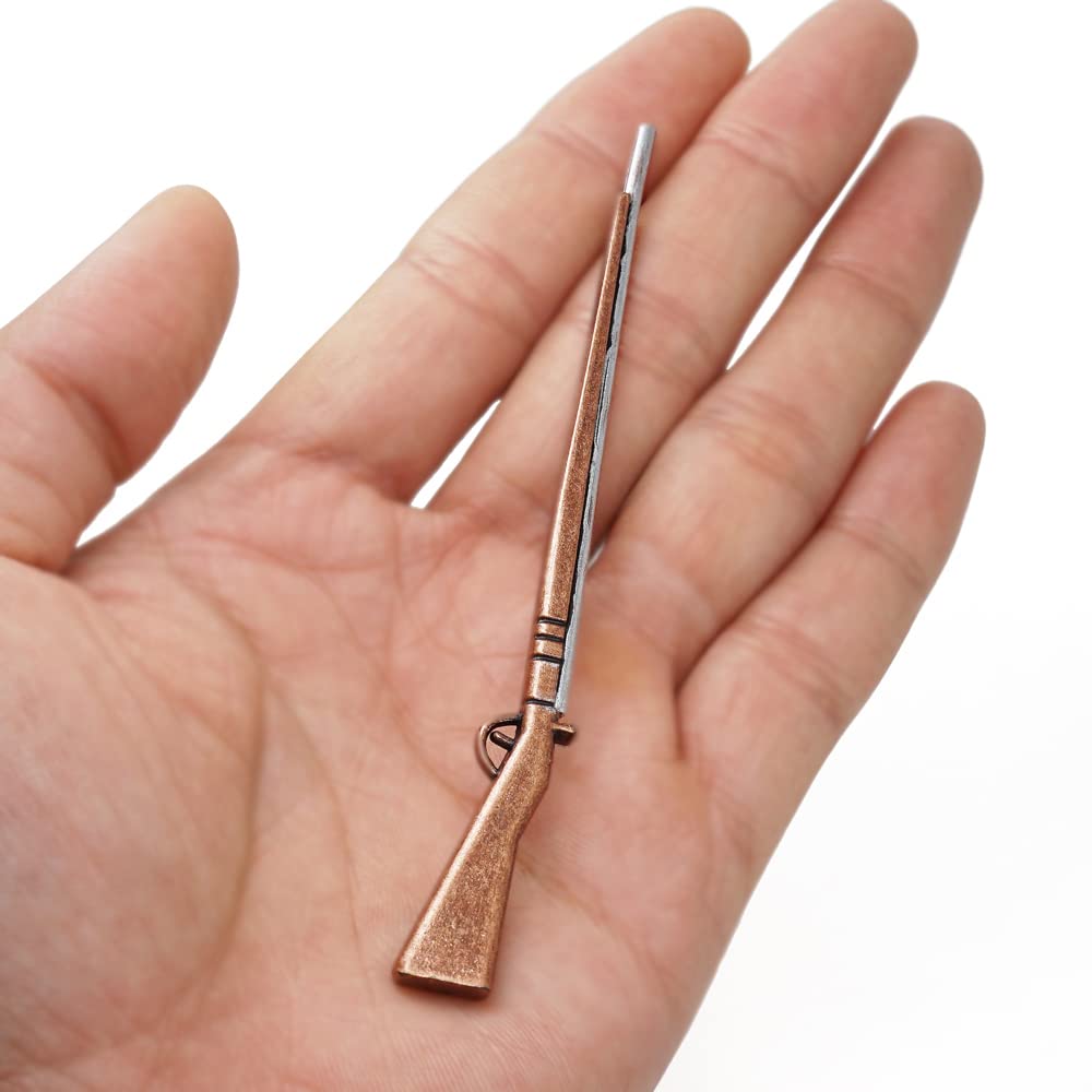 1/12 Scale Miniature Rifle Gun - Realistic Dollhouse Accessory for Crafts, Model Kits & Diorama Scenes | Perfect for DIY Projects, War Reenactments & Collectors Display