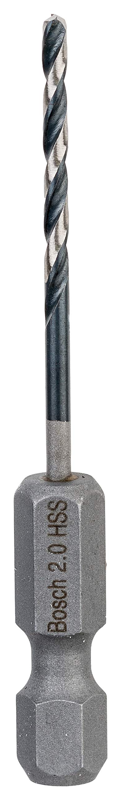 Bosch Professional Impact Control HSS Twist Drill Bit Set - 2 Pack (24mm x 60mm) for Metal Drilling - Compatible with Impact Drills - Perfect for Construction, Metalworking & DIY Projects