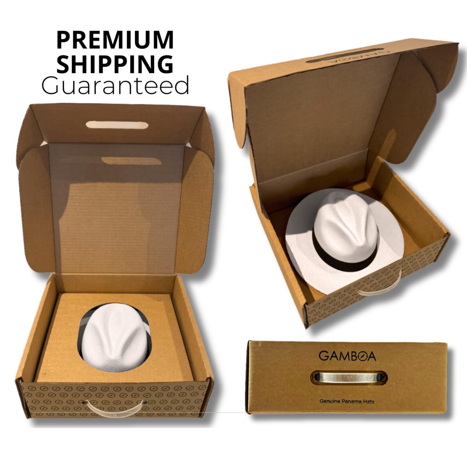 Gamboa Original Panama Hat for Men & Women - Lightweight Straw Fedora with UPF50+ UV Protection - Perfect for Summer, Beach, Travel & Outdoor Activities