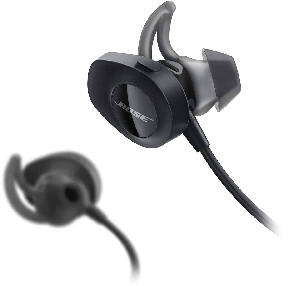 BOSE SoundSport Wireless Bluetooth Headphones - Refurbished (Black) | Sweatproof & Secure Fit for Running, Gym, Workouts & Outdoor Sports