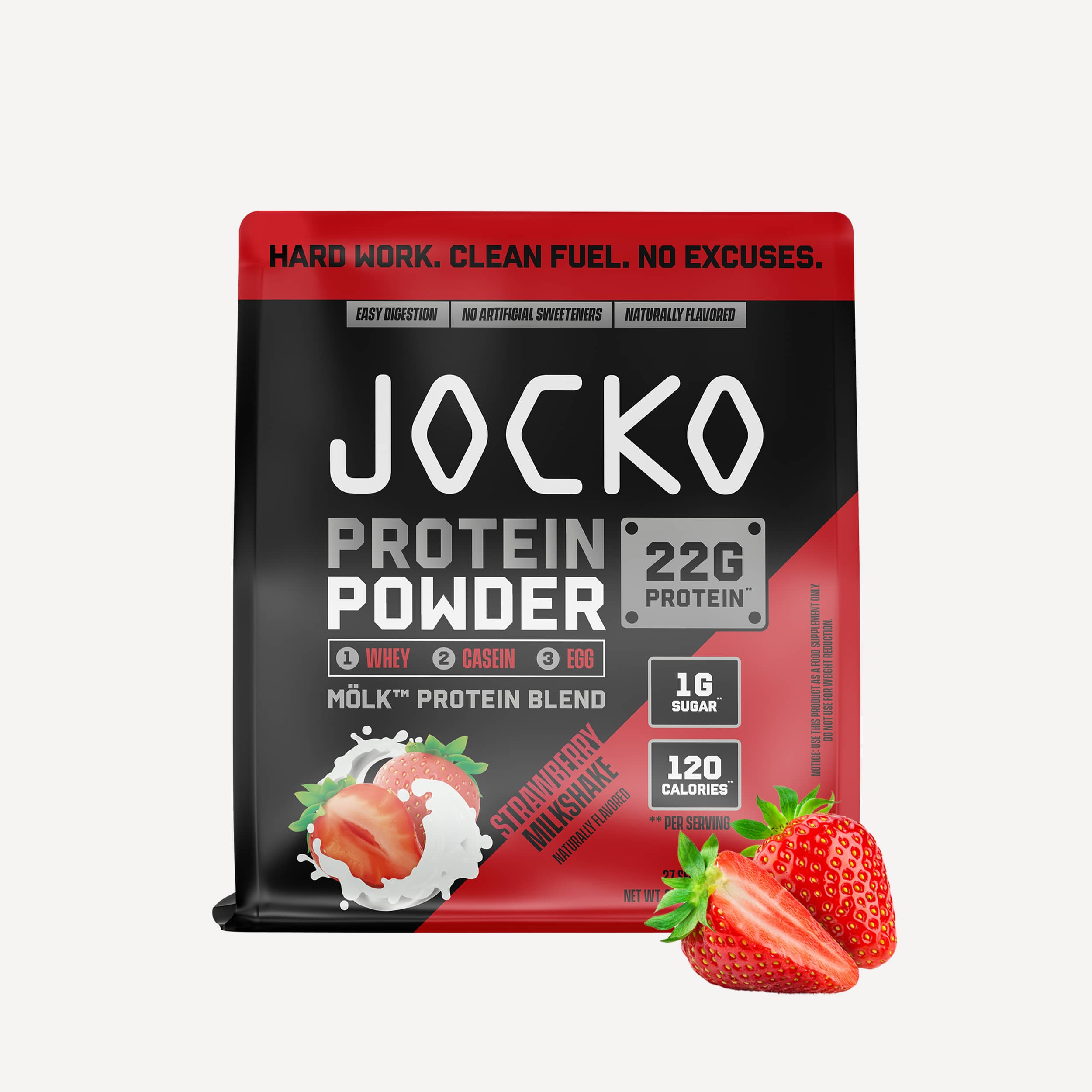 JOCKO MÖLK Premium Whey Protein Powder - 25g Protein per Serving, Low Sugar, Keto Friendly - Perfect for Post-Workout Recovery, Muscle Building & Healthy Lifestyle
