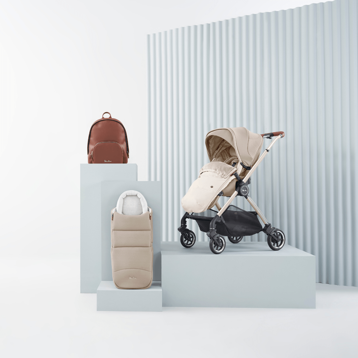 Silver Cross Dune/Reef Premium Diaper Bag for Baby Essentials - Stylish & Spacious Travel Backpack for Parents (Perfect for Daycare, Travel & On-the-Go Parenting)