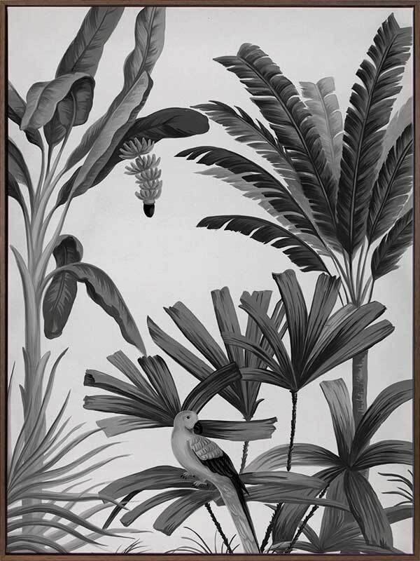 Dominica III Canvas Art Print - Tropical Island Landscape Wall Decor for Living Room, Bedroom & Office