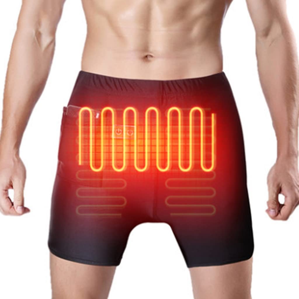 Electric Heated Pants for Men & Women - 3-Zone Warming Thermal Underwear with USB Charging - Perfect for Outdoor Activities, Winter Sports, Office & Daily Wear