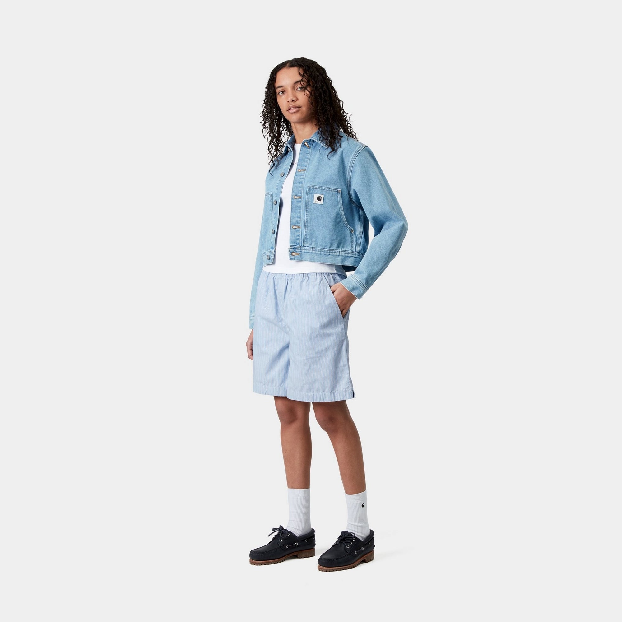 Women's Nota Short - Bluebird Bova Stripe | Comfortable Casual Shorts for Women | Perfect for Summer, Beach, Yoga & Lounge Wear