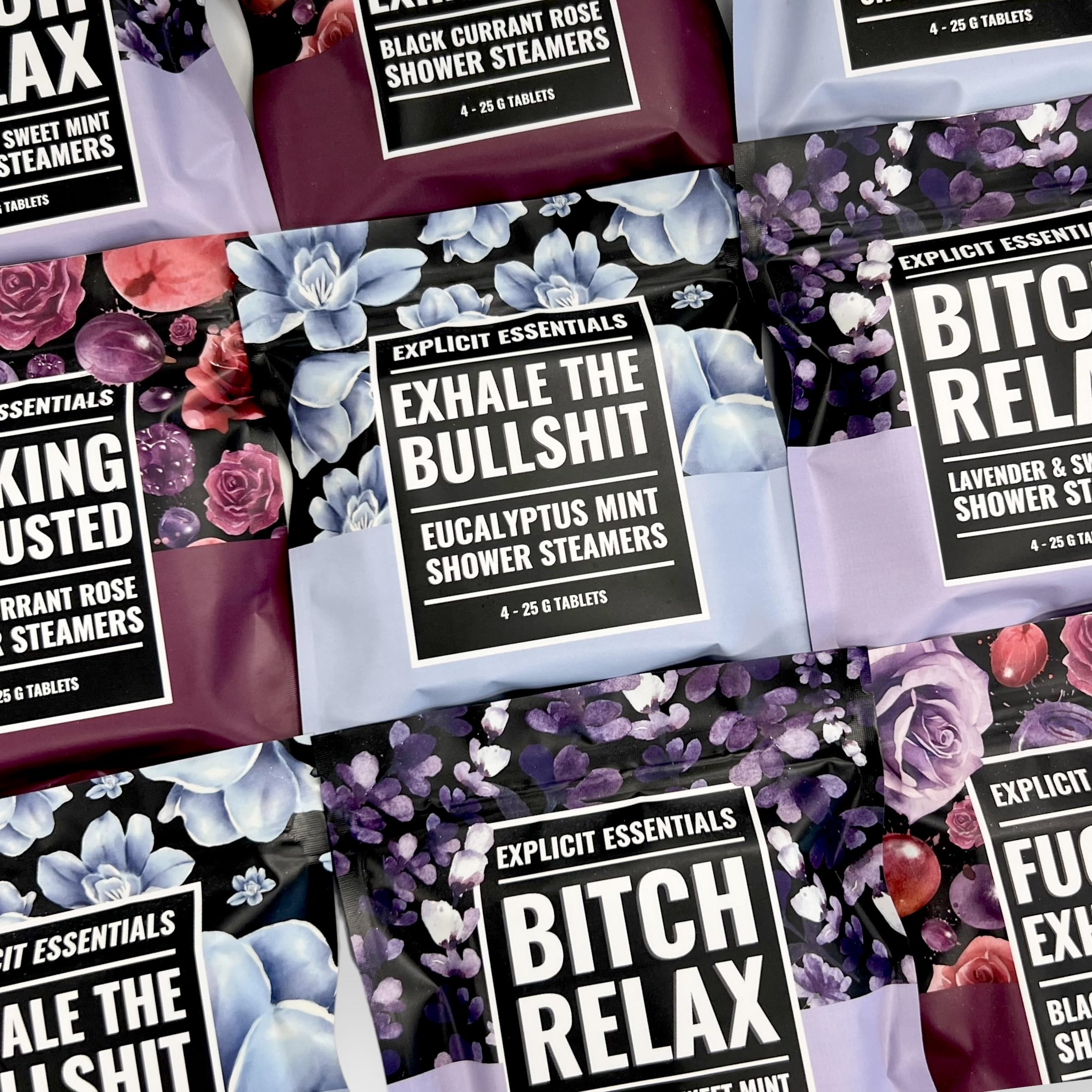 Relaxing Shower Steamer Gift Set for Self Care - Aromatherapy Essential Oils with Lavender & Eucalyptus - Perfect for Stress Relief, Spa Nights & Home Relaxation