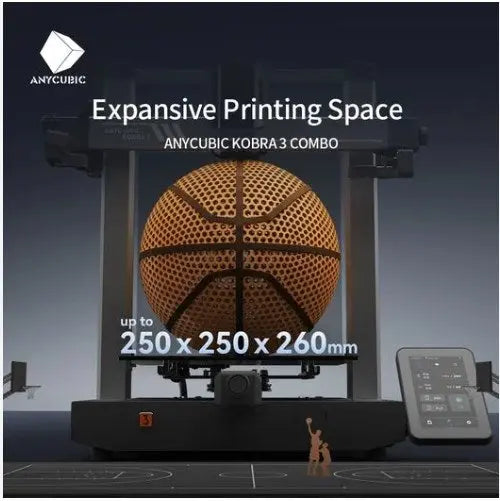 Anycubic Kobra 3 3D Printer - High Precision FDM Printer with Auto Leveling | Perfect for Home DIY, Prototyping & Educational Projects