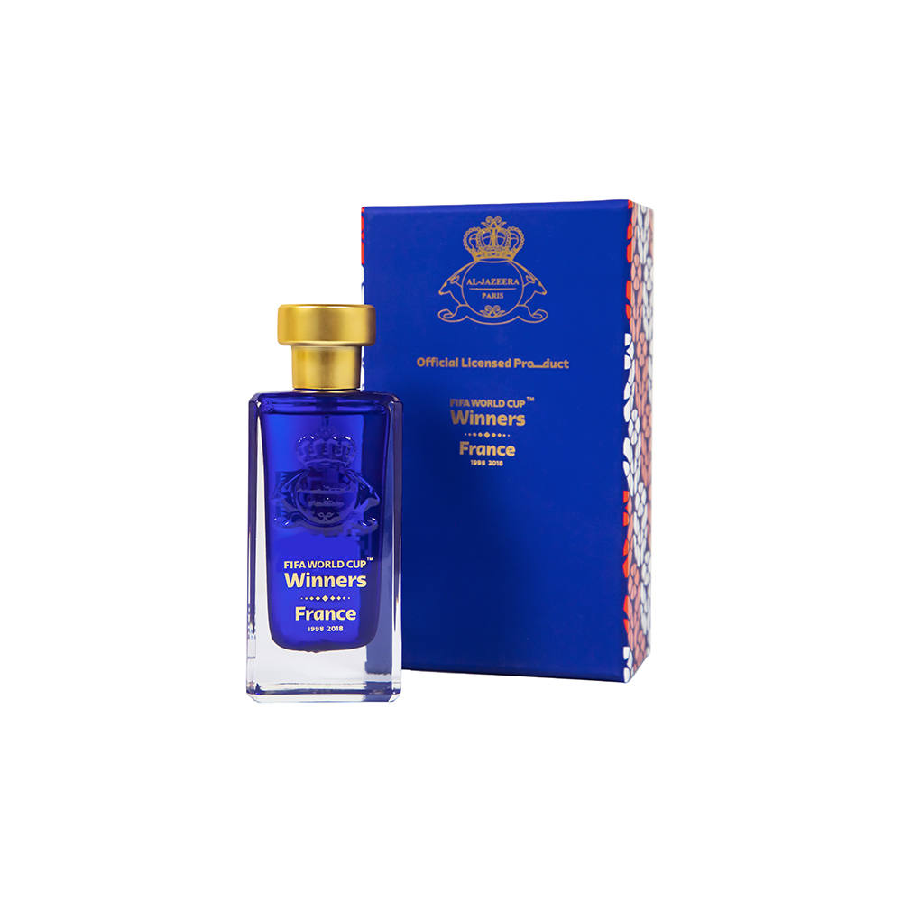 FIFA World Cup Winners Eau de Parfum 60ml - France Football Champion Fragrance for Men, Sports Events & Victory Celebrations