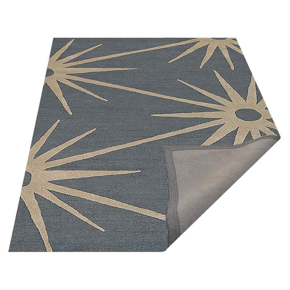 Hand Tufted Impatiens Floral Area Rug - Soft Non-Slip Living Room Bedroom Decor for Home & Office