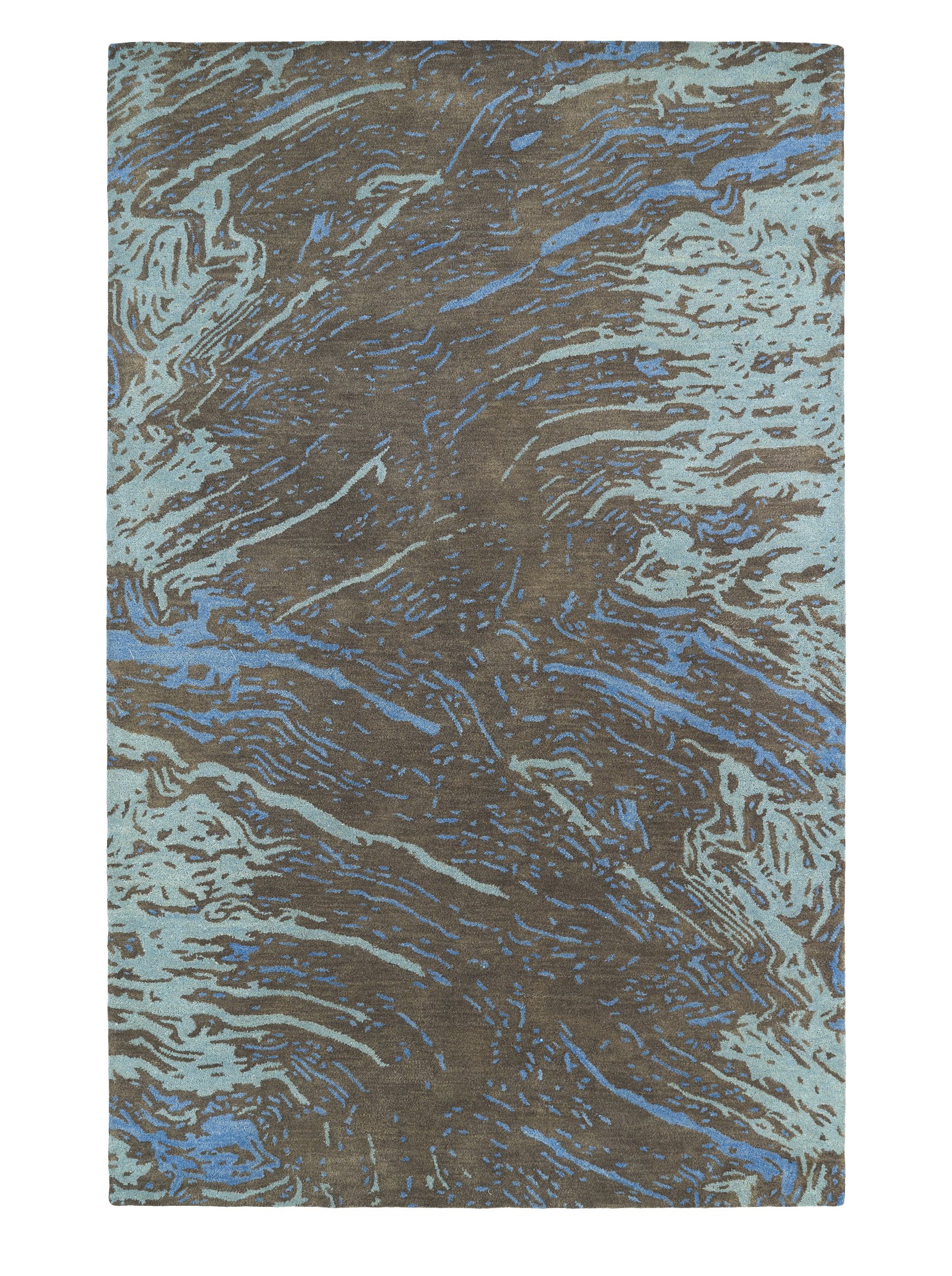 Kaleen Brushstrokes Chocolate Brown Area Rug 2'6