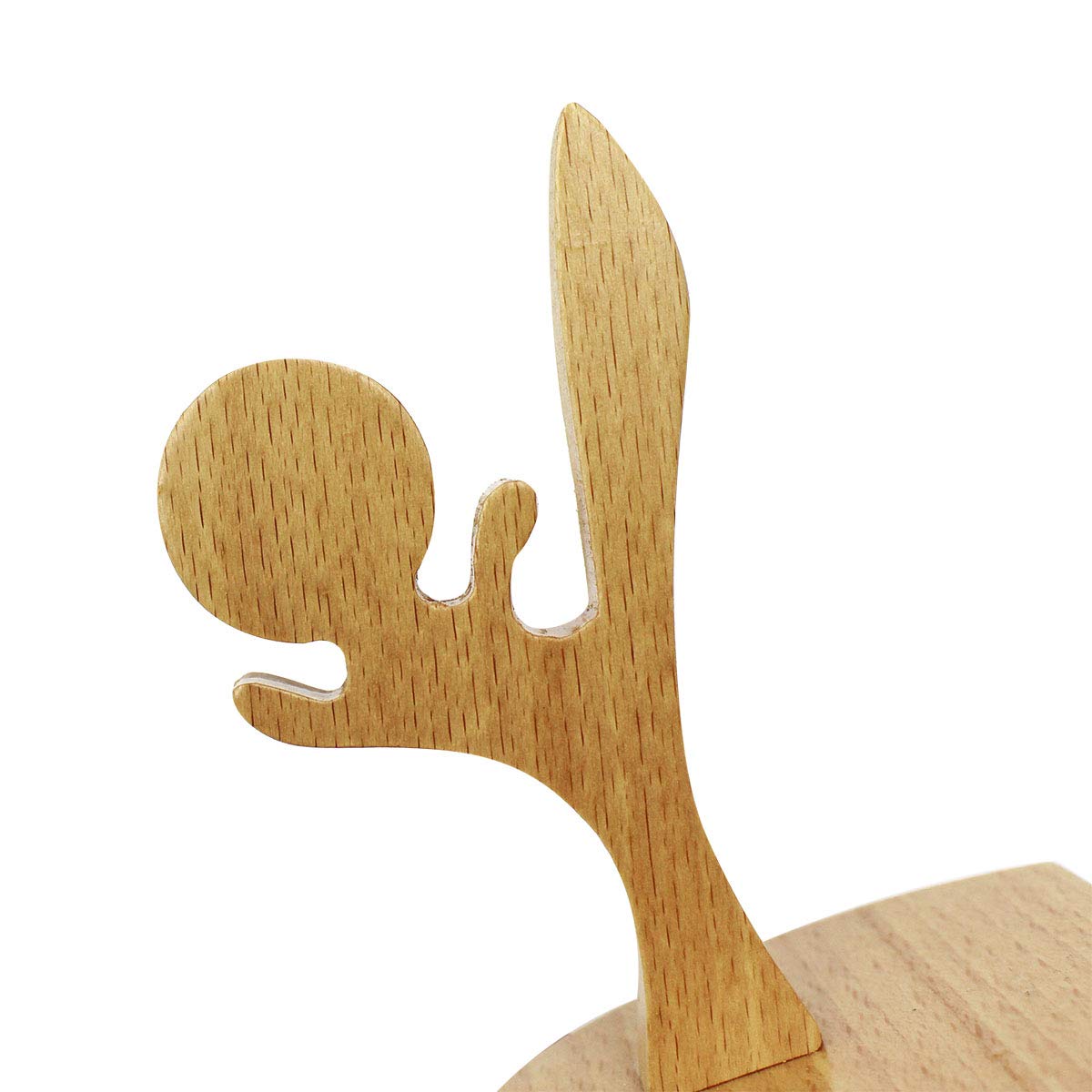 Wooden Cartoon Animal Phone Stand - Universal Smartphone Holder for Desk, Compatible with All Mobile Phones | Perfect for Office, Home Decor & Gift Giving
