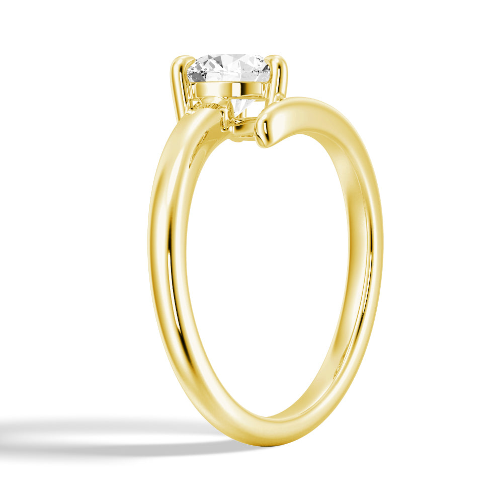 Exquisite Round Cut Lab Grown Diamond Promise Ring - 1 Carat D Color VVS1 Clarity - Perfect for Engagements, Anniversaries & Romantic Gift Giving