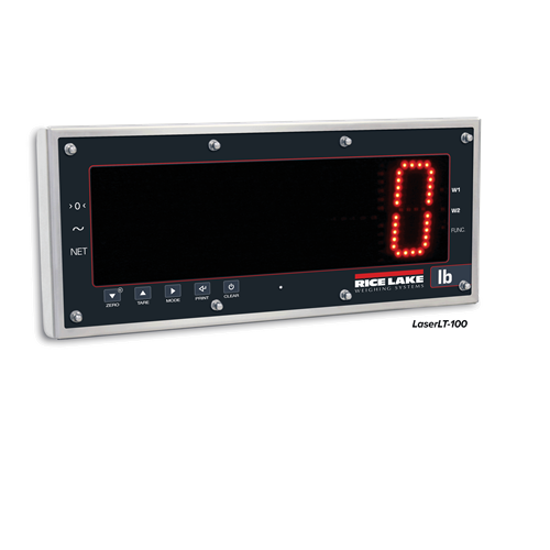 LaserLT 60 & LaserLT 100 Large Display Digital Weight Indicators - High Precision Industrial Scales for Warehouses, Shipping & Logistics