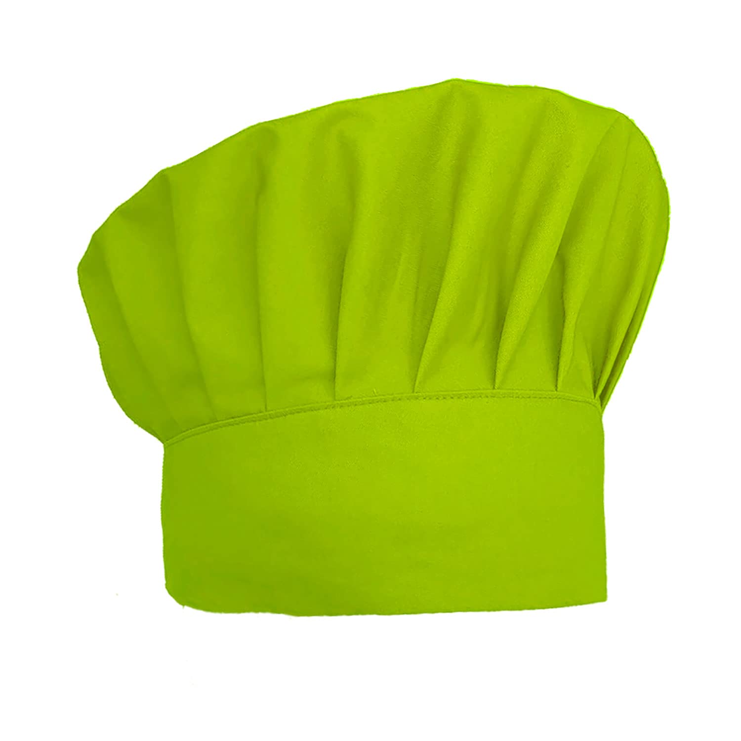 Professional Adjustable Elastic Chef Hat - White Baker Cooking Cap for Kitchen & Culinary Arts - Perfect for Chefs, Bakers & Cooking Enthusiasts