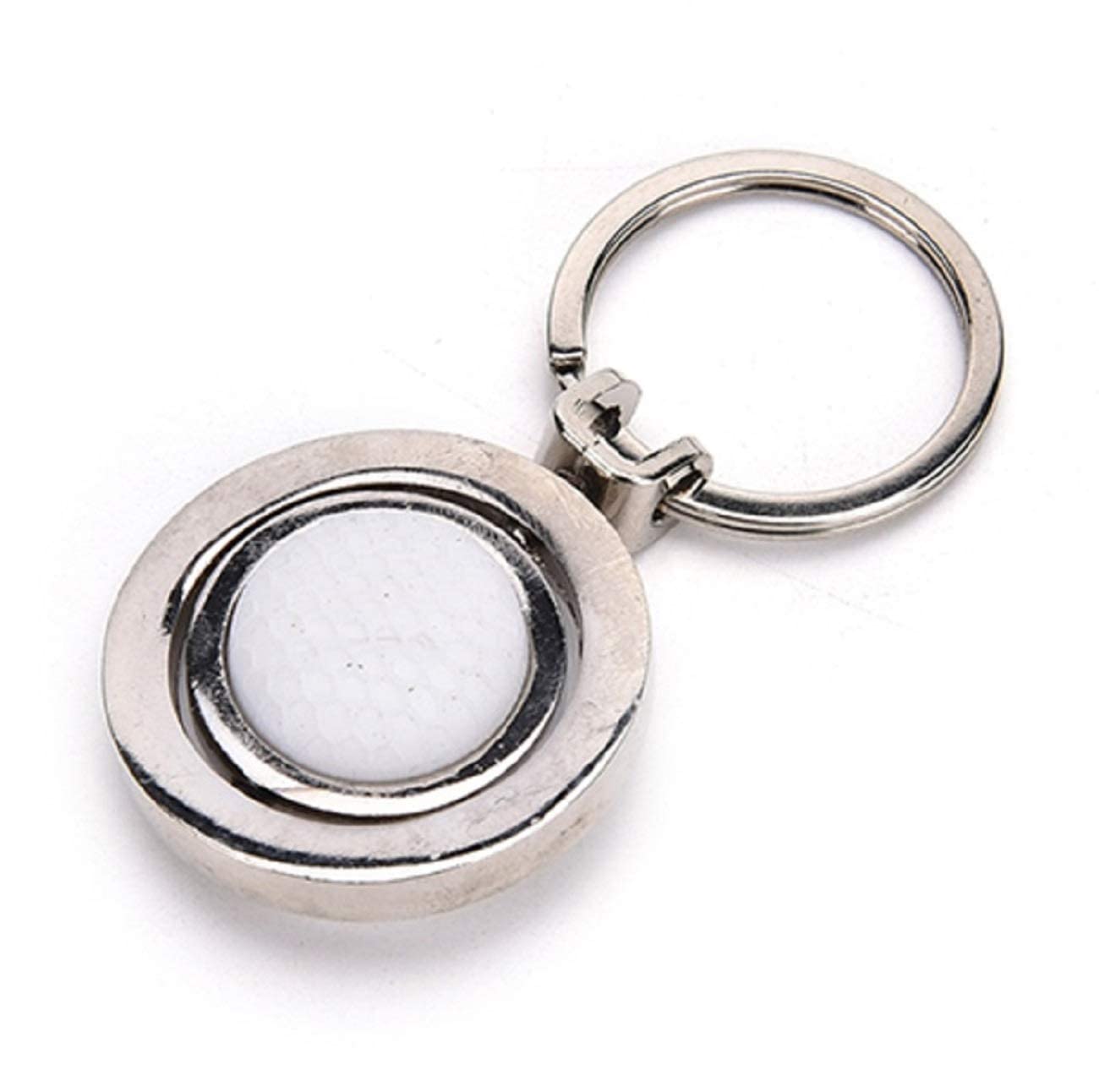 LL-Golf® Rotating Golf Ball Keychain - Unique Golf Gift for Men & Women - Perfect for Golf Enthusiasts, Players & Coaches - Great for Birthdays, Tournaments & Corporate Events