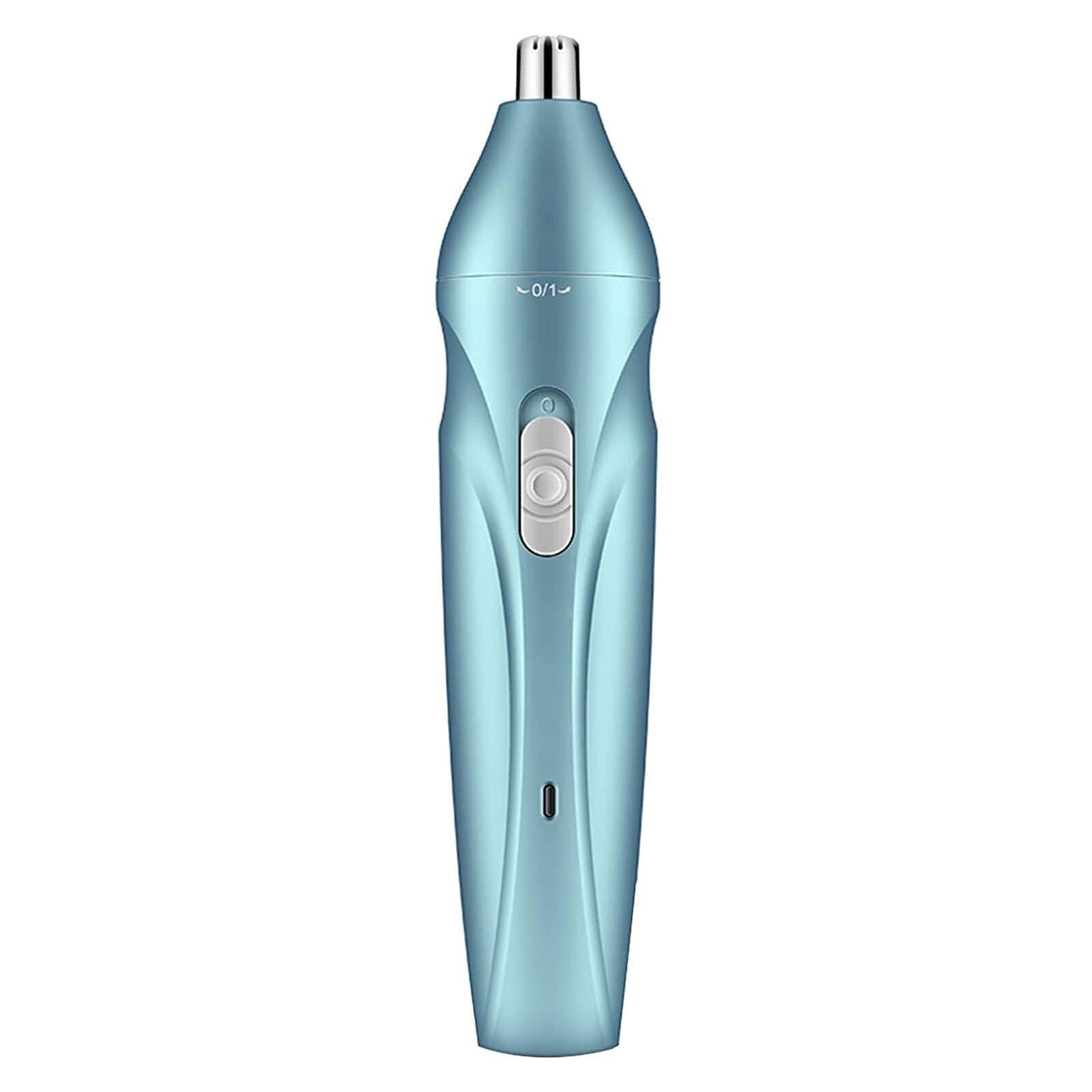 Professional USB Rechargeable Nose & Ear Hair Trimmer for Men - Painless Grooming Kit with Electric Trimmer | Perfect for Travel, Home & Personal Care