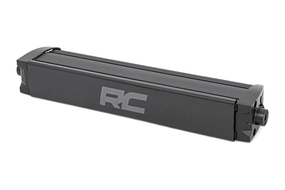 12 Inch Black Series LED Light Bar - Single Row Cool White DRL for Off-Road Trucks, ATVs & UTVs | Waterproof & Durable | Model 70712BLDRL | Perfect for Night Driving & Outdoor Adventures