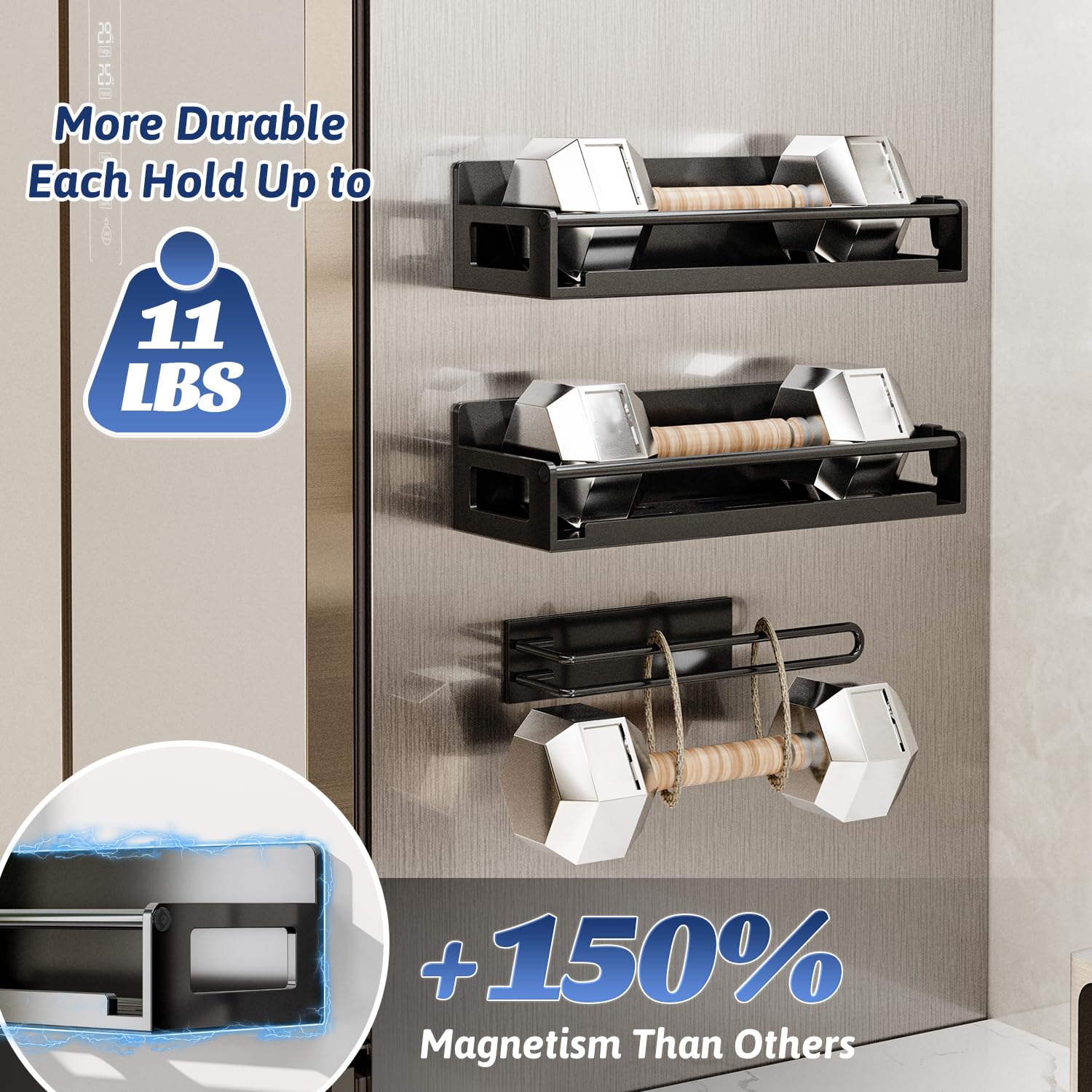 ADBIU 7 Pack Magnetic Spice Rack Organizer - Space Saving Spice Storage for Refrigerator & Oven Door - Strong Fridge Organizer for Kitchen, Pantry & Cabinet (Perfect for Small Spaces & Spice Lovers)