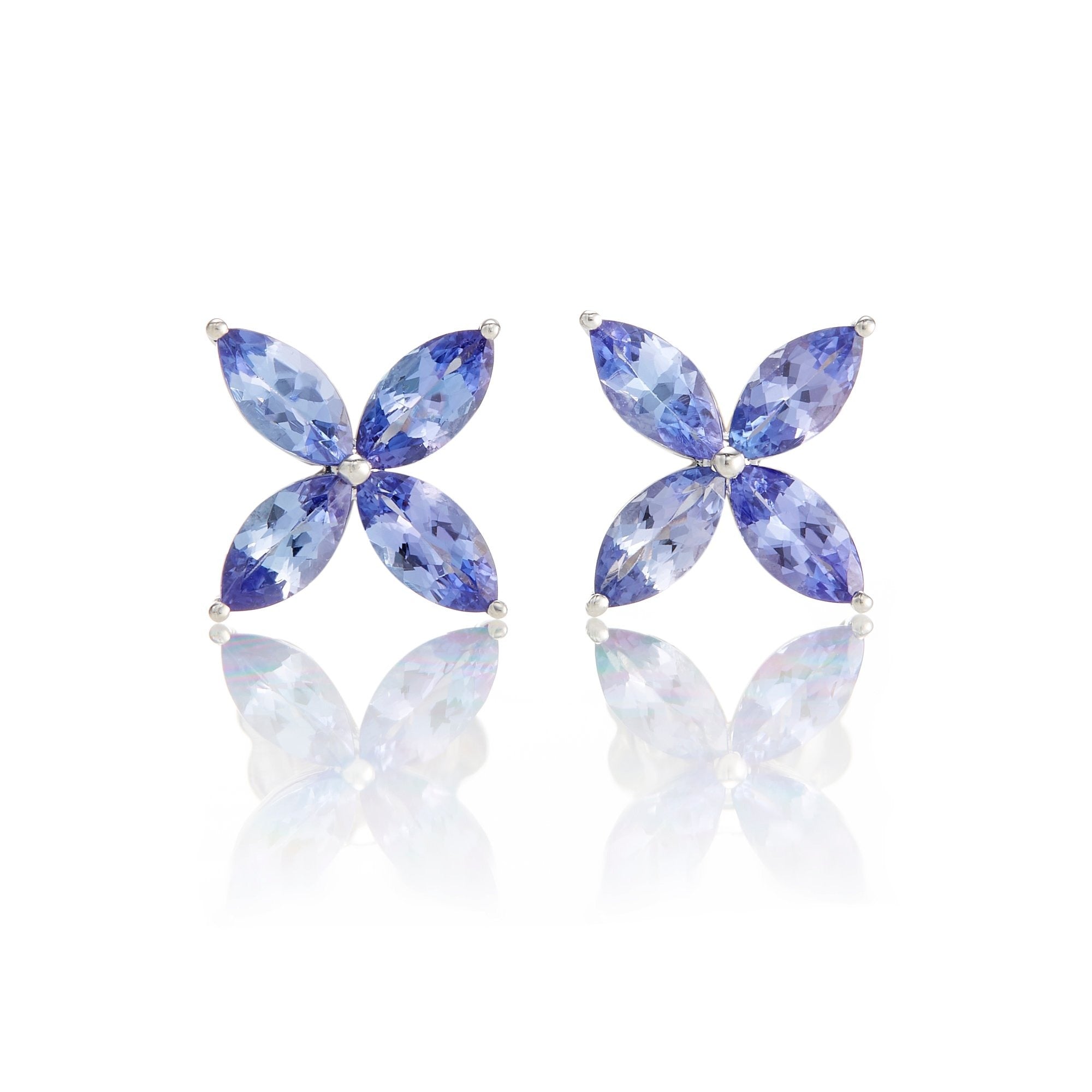 Stunning Tanzanite Stella Earrings for Women – Elegant Jewelry Gift for Weddings, Parties & Special Occasions