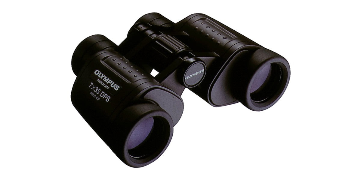 Olympus Trooper 7x35 DPS Binoculars - High Power 7x Magnification, 35mm Objective Lens, DPS Coating for Clear Viewing - Ideal for Bird Watching, Hiking, Hunting, and Outdoor Adventures (Black)