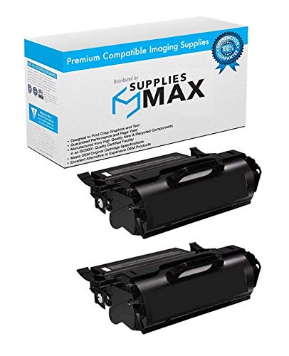 High-Yield Remanufactured Lexmark T520/T520DN/T520N/T522/T522DN/T522N/X520/X522 Compatible Toner Cartridge - TAA Compliant (2-Pack, 20,000 Page Yield, Model 12A6839_2PK) - Perfect for Office Printing & High-Volume Document Needs