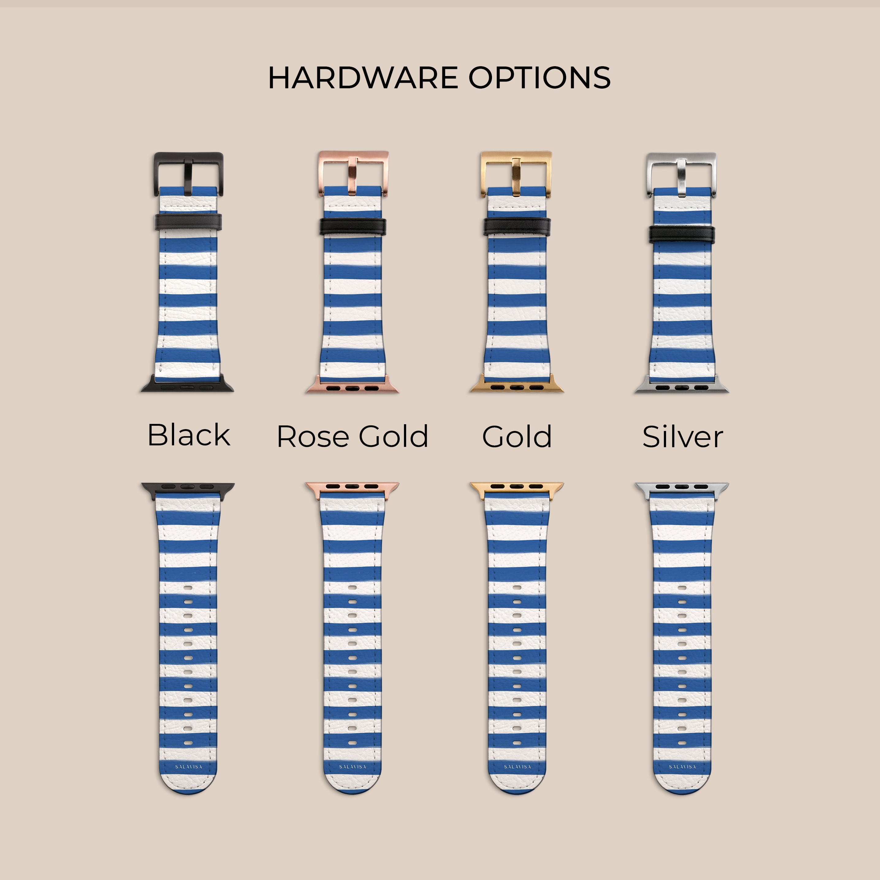 Premium Sailor Lines Apple Watch Band - Stylish & Durable Replacement Strap for Apple Watch Series 1-9 - Perfect for Sports, Workouts & Everyday Fashion