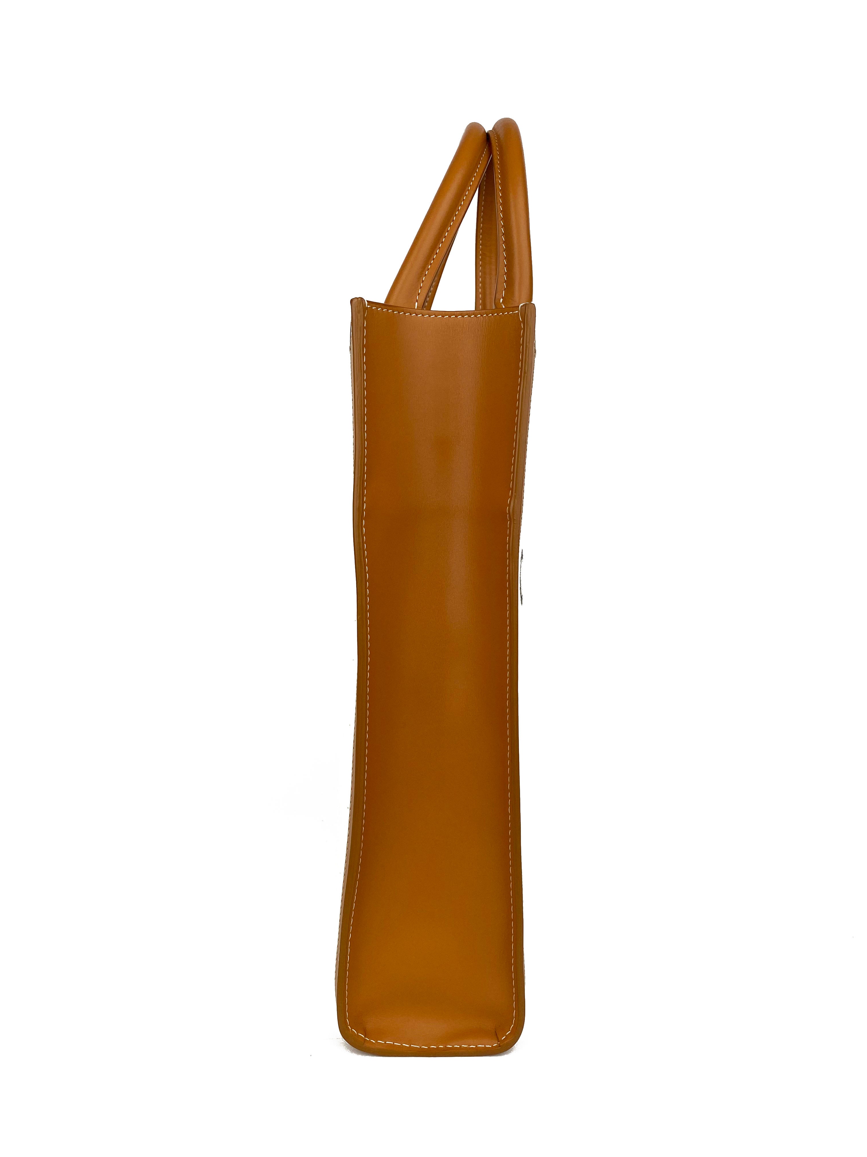 Celine Small Vertical Cabas Tote Bag - Stylish Leather Handbag for Women | Perfect for Work, Travel & Everyday Use