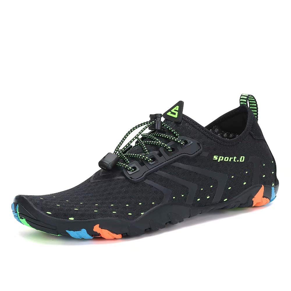 **Leyang Women's & Men's Quick-Dry Water Shoes - Barefoot Aqua Socks for Swimming, Beach, Surfing, Diving, Pool, Yoga & Aerobics | Lightweight & Comfortable for Water Sports & Outdoor Activities**