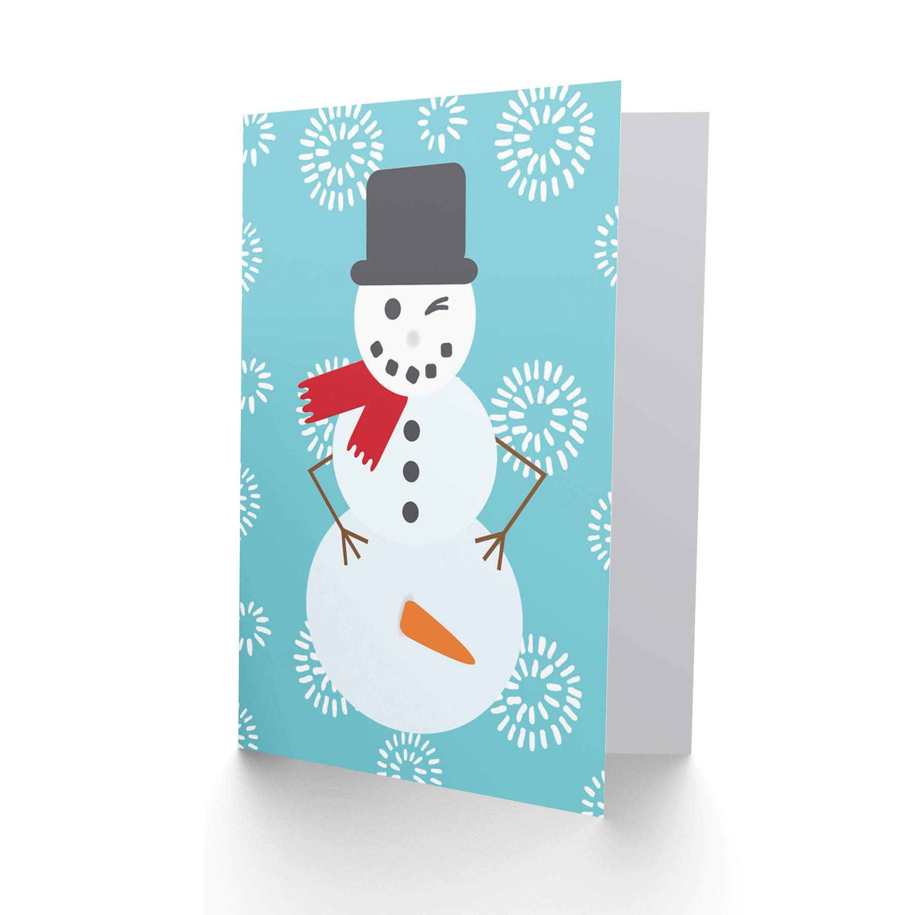 Wee Blue Coo Funny Christmas Card - Saucy Snowman Holiday Greeting Card for Xmas Gifts & Presents | Perfect for Office Parties, Secret Santa & Festive Family Gatherings