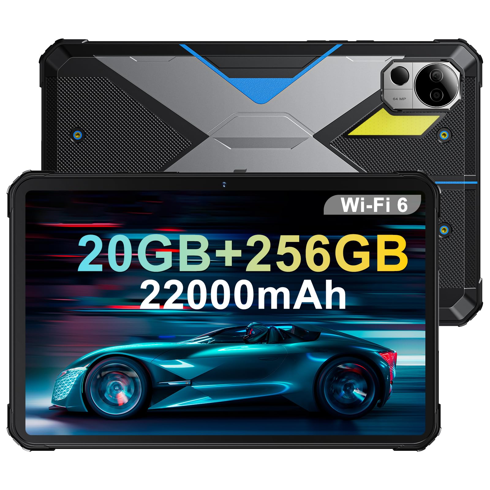 FOSSiBOT DT2 Rugged Android Tablet - 10.4