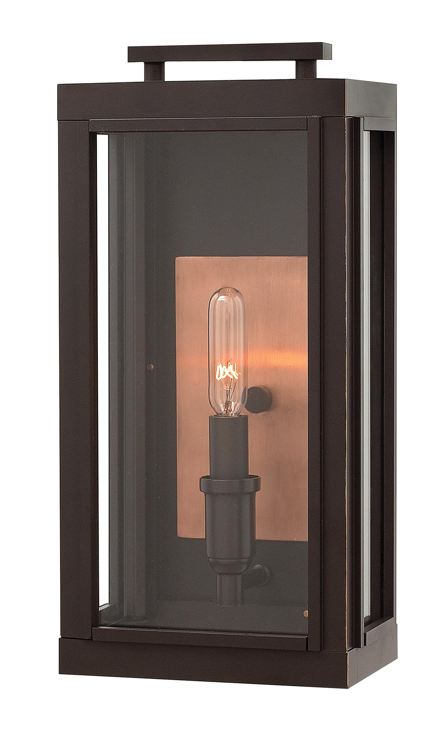 Hinkley Sutcliffe Collection One Light Outdoor Wall Sconce - Oil Rubbed Bronze Finish for Porch, Patio & Garden Lighting