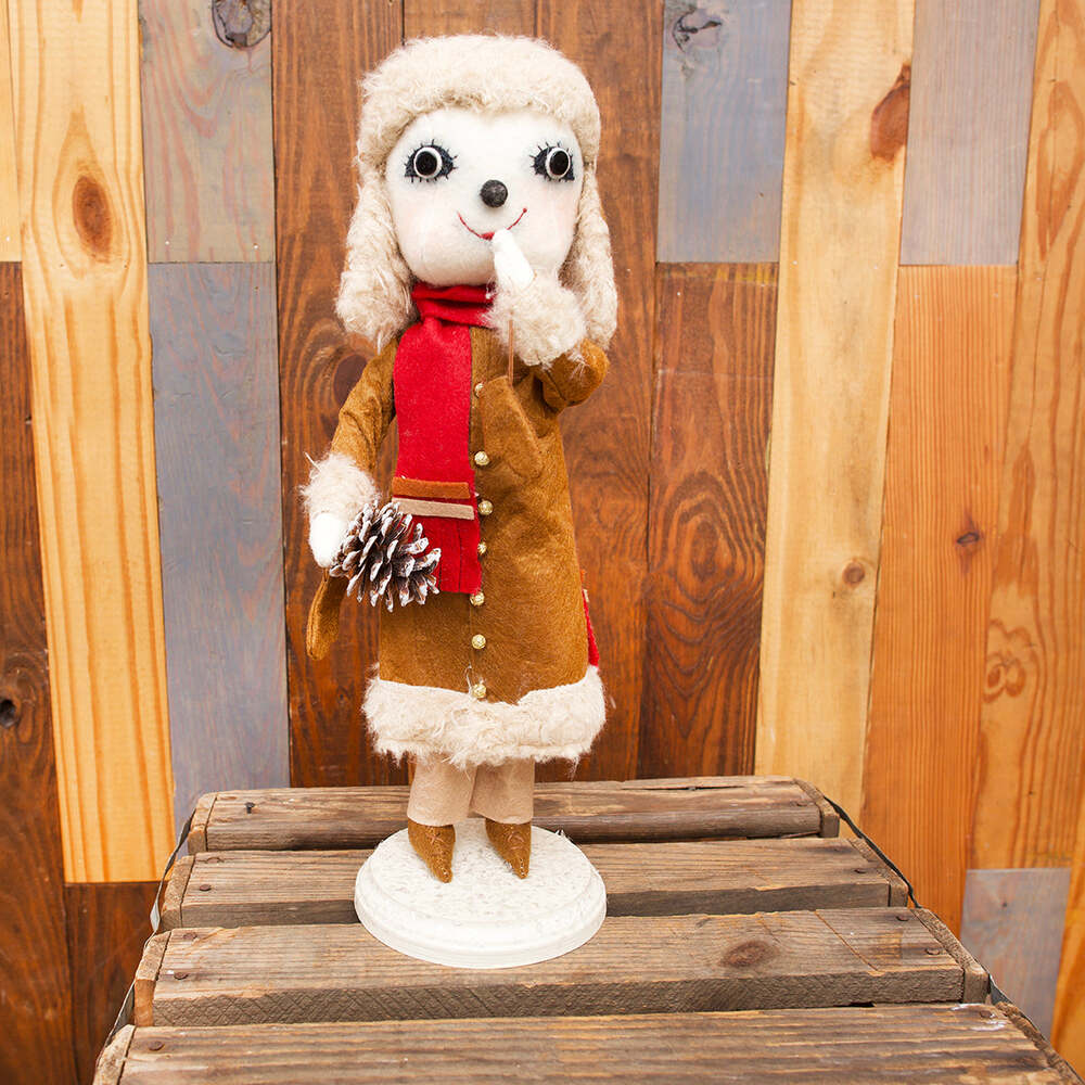Joe Spencer Clark Snowman on Stand - Festive Holiday Decoration for Christmas, Winter Home Decor, Office & Party Decorations