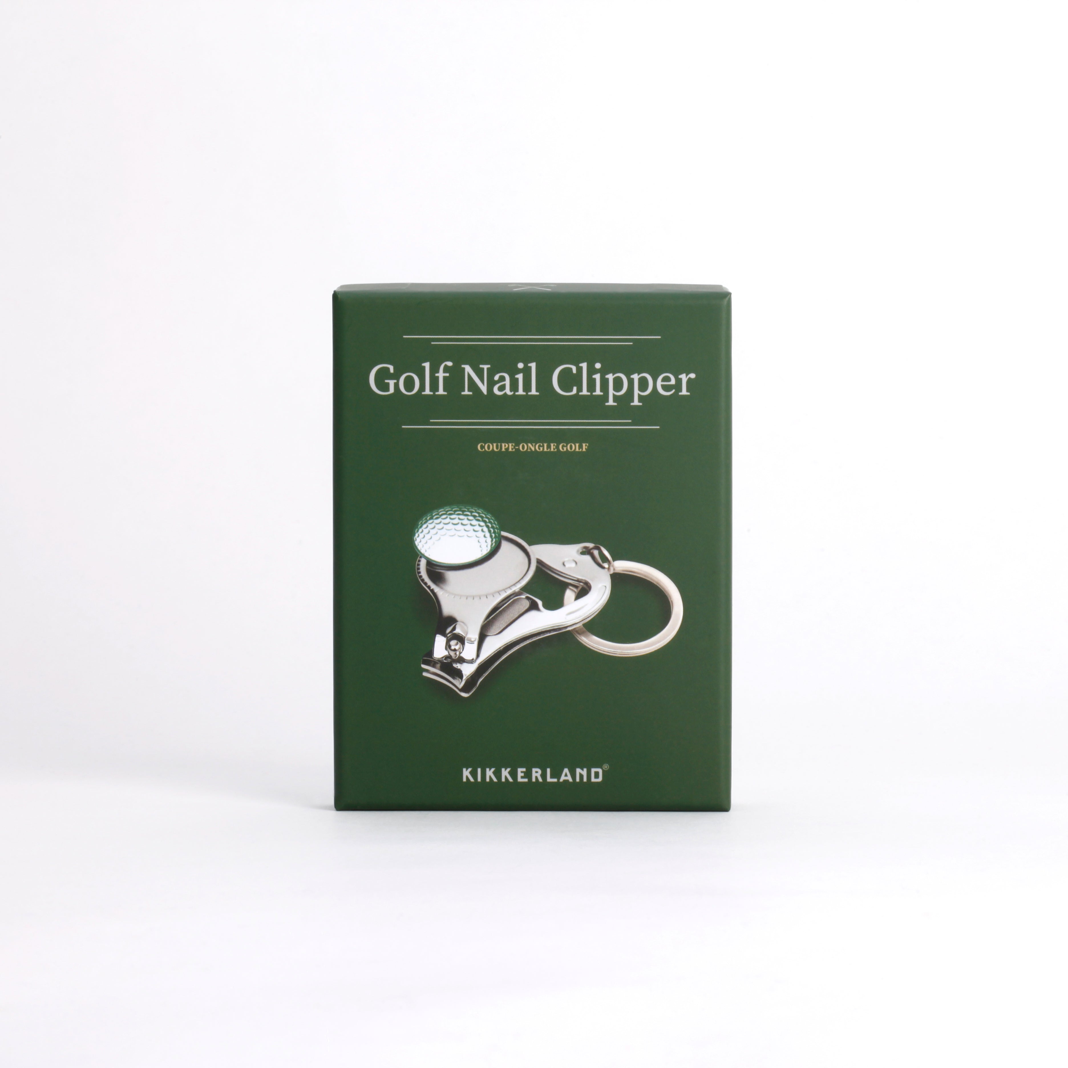 Premium Stainless Steel Golf Ball Design Nail Clipper - Sharp & Durable Fingernail & Toenail Clippers for Men & Women - Perfect for Golf Lovers, Travel, Home & Grooming Kits