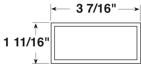 PM 484A Amber & Chrome Rectangular Quick Mount Reflectors - 2-Pack Poly Bag for Trucks, Trailers & Safety Equipment