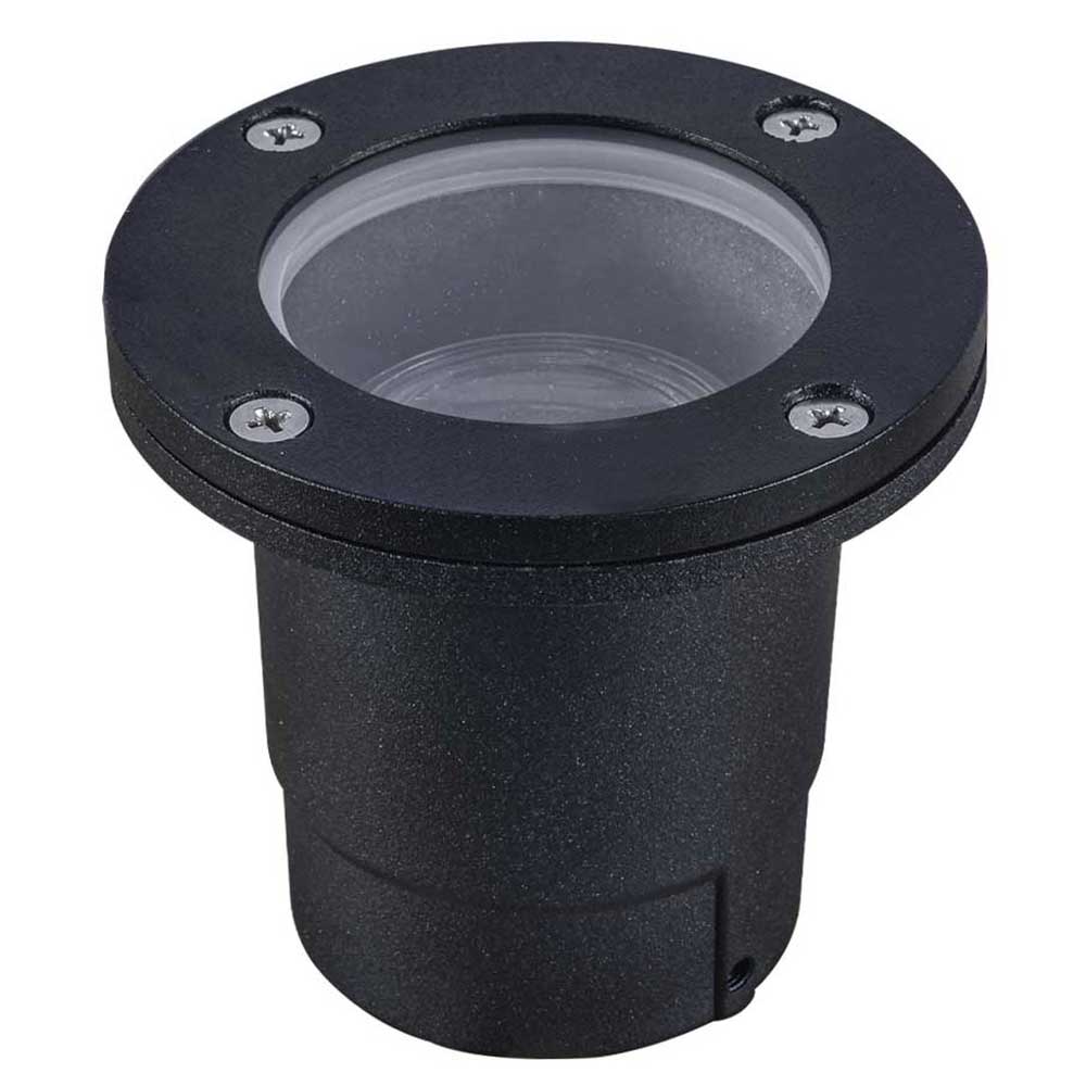 12V Round LED Landscape In-Ground Well Light - Aluminum Black Finish for Garden, Pathway, and Outdoor Lighting