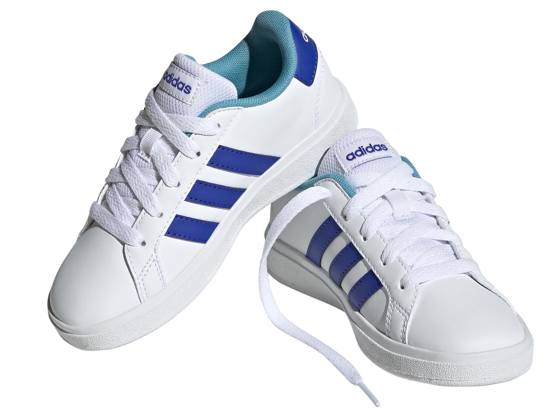 Adidas Kids' Grand Court 2.0 Sneakers - Lightweight Comfortable Tennis Shoes for Boys & Girls - Perfect for School, Sports & Casual Wear